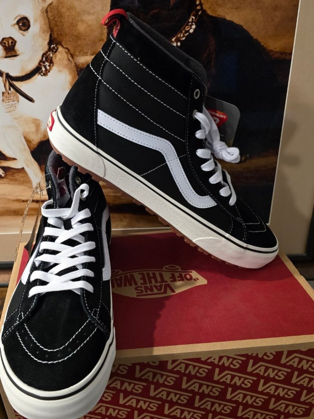 Vans Sk8-Hi MTE-1 Black True White VN0A5HZY6BT Men's Size 10.5 Sneaker Boots NEW